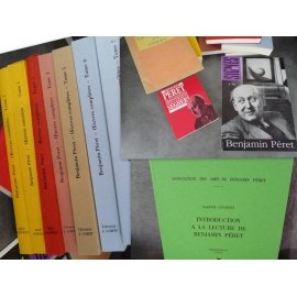 Péret Benjamin (à la découverte de) Œuvres complètes + Courtot introduction à la lecture de etc 11 vol bibliophilie état de neuf