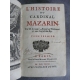 Aubery Histoire du cardinal Mazarin Belle provenance de Château Grillet et autres ex libris.
