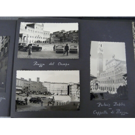 3 albums photos Voyage Italie du nord 1959 Gene Firenze Suza Perouse Pize Milano...