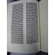 Bible a 42 lignes de Gutenberg Biblia sacra mazarinea Beau fac-similé reliure plein cuir devenu rare.