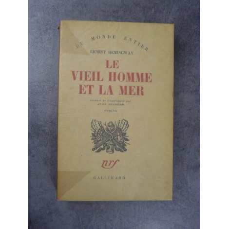 Hemingway Ernest Le vieil homme et la mer collection du monde entier première traduction française