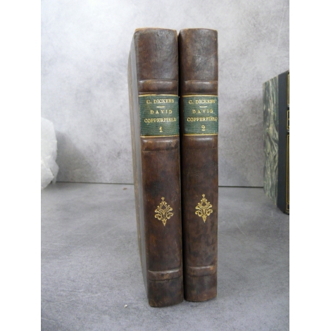 Dickens Charles David Copperfield traduit par Gilbert et Duvivier Flammarion 1935 reliures cuirs