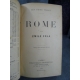 Zola Emile les trois villes Paris Rome Lourdes Charpentier 1901 Reliures cuir de l'époque