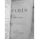 Zola Emile les trois villes Paris Rome Lourdes Charpentier 1901 Reliures cuir de l'époque