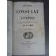 Thiers Histoire du consulat et de l'empire avec Atlas Edition originale 1845 1862 ex dono de l'auteur. Napol