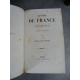 Anquetil Histoire de France 5/5 volumes gravures Paris Krabbe 1853 Reliures cuir de l'époque.