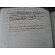 Manuscrits Livres de la régie d'Yvours Irigny Lyon Rhone échange commerciaux de 1798 a 1814 livre de raison reliure registre