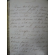 Manuscrit Journal de Voyage en Italie en 1833 de Mars à Juillet, inédit, réflexions philosophiques