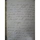 Manuscrit Journal de Voyage en Italie en 1833 de Mars à Juillet, inédit, réflexions philosophiques