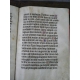 Manuscrit sur vélin du XVe siècle , Pater Noster, Agnus Dei ... reliure aux petits fers Graduel maroquin