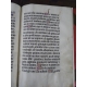 Manuscrit sur vélin du XVe siècle , Pater Noster, Agnus Dei ... reliure aux petits fers Graduel maroquin