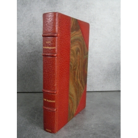 Guy de Maupassant, Miss Harriet, Edition originale reliure maroquin, Envoi signé Maupassant