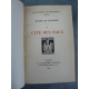 Henri de Régnier La cité des eaux 1921 Numéroté sur vélin reliure signée.