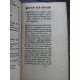 Fleury, les moeurs des Israélites Paris Emery 1712 bien relié plein veau de l'époque.