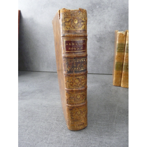 Almanach royal 1782 Intéressantes Annotations d'époque au calendrier Reliure