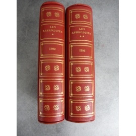 Curiosa Nerciat Les aphrodites 1793 2 volumes de tete sur grand papier parfait