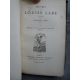 Œuvres de Louise Labé Lyonnaise, publiées par Charles Boy Lemerre 1887 sur beau papier belle provenance.demi maroquin signé