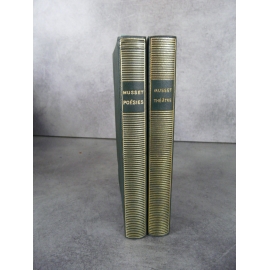 Collection Bibliothèque de la pléiade NRF Musset Poésies et Théatre collector 1951 bon exemplaire