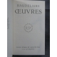 Collection Bibliothèque de la pléiade NRF Baudelaire Œuvres complètes collector 1954