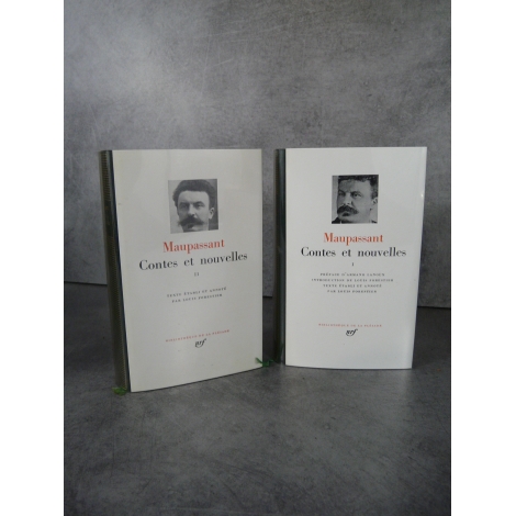 Collection Bibliothèque de la pléiade NRF Maupassant Contes et nouvelles bel exemplaire