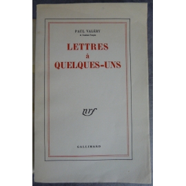 Paul Valery Lettres à quelques-uns Edition originale N° 31 des 65 papiers de hollande Van Gelder