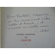 Colette avec bel envoi Œuvres complètes Flammarion Edition du fleuron 1948 Précieux exemplaire d'auteur état de neuf, superbe