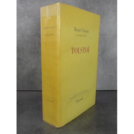 Troyat Henri Tolstoï Fayard Edition originale, un pavé en grand papier non coupé, à l'état parfait de neuf.