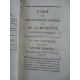 Dédicace de Virrey à Dejean ministre de la guerre de Napoléon L'art de perfectionner l'homme.Provenance d'exception