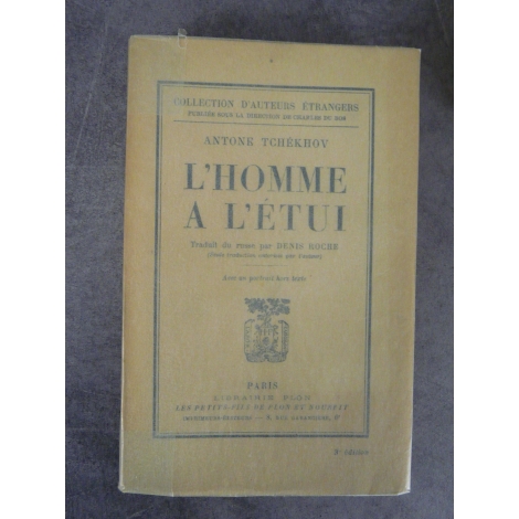 Tchékhov Antone [Anton] L'homme à l'étui 1ere traduction française de Denis Roche parfaite condition papier d'édition .