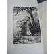 Madame Adam La chanson des nouveaux époux, plein maroquin marine signé Lanscelin Gustave Doré Constant Detaille...