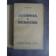 Colette Journal à Rebours avec bel envoi exemplaire du service de presse broché étui.