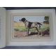 Les chiens de chasse Manufrance bel exemplaire de 1938, superbes gravures de chiens en couleur