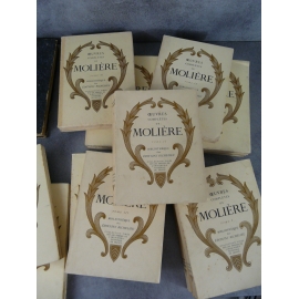 Molière oeuvres complètes Michaut édition Richelieu Imprimerie nationale 11/11 volumes