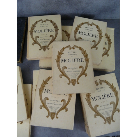 Molière oeuvres complètes Michaut édition Richelieu Imprimerie nationale 11/11 volumes