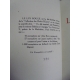 Anatole France Le Lys Rouge Parfait exemplaire sur papier de hollande Numéroté très frais reliure superbe.