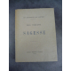 Paul Verlaine Sagesse Manuscrit remis en 1881 Messein Manuscrits des maîtres N° 45 avec un portrait sur chine