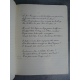 Paul Verlaine Sagesse Manuscrit remis en 1881 Messein Manuscrits des maîtres N° 45 avec un portrait sur chine