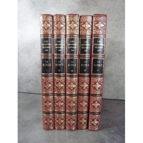 Bible illustrations de Gustave Doré Bon exemplaire numéroté chez Michel de L'Ormeraie complet