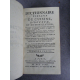 Dictionnaire portatif de cuisine d'office et de distillation 1767 Gastronomie, Diététique nutrition