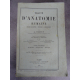 Testut Traité d'anatomie humaine Paris Edition originale Tome 1 1893 figures anatomiques