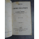 Gerhardt Charles Chimie organique Edition originale par l'inventeur de l'aspirine, synthèse de l'acide acétylsalicylique