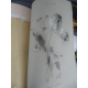 Manuscrit plan cahier de dessin de Joseph Govin 1883 1885 Quimper Bretagne Grande qualité de trait beau travail