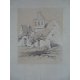 Manuscrit plan cahier de dessin de Joseph Govin 1883 1885 Quimper Bretagne Grande qualité de trait beau travail