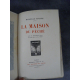 Tinayre Marcelle LA maison du péché Maîtres du Livre Georges Crès 1913 Numéroté sur papier de Rives