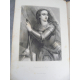 Muller Les femmes Galerie de portraits belle reliure plein chagrin olive, estampée d'une plaque romantique