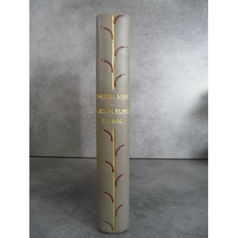 Baudelaire Les fleurs du mal Laboccetta illustrateur reliure art nouveau 1935