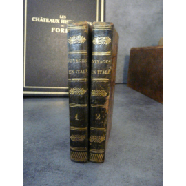 Barthélémy, Serieys Voyages en Italie complet en 2 volumes 1810 Rome Florence Petit format