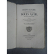 Brochage de deuil papier noir, Oraisons funèbres de Louis XVIII par Bonnevie, impression de Perrin à Lyon. 1824