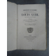 Brochage de deuil papier noir, Oraisons funèbres de Louis XVIII par Bonnevie, impression de Perrin à Lyon. 1824