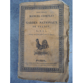 Encyclopédie Roret, Manuel complet des gardes nationaux de France, armée, soldat, garde nationale, histoire